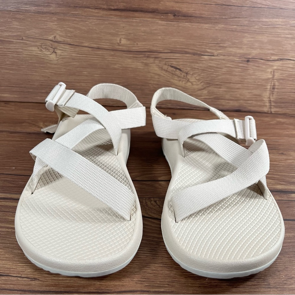 NEW Chaco Z1 Outdoor Hiking Sandals ‘Angora’ Tan Men’s Size 10 - Picture 3 of 8
